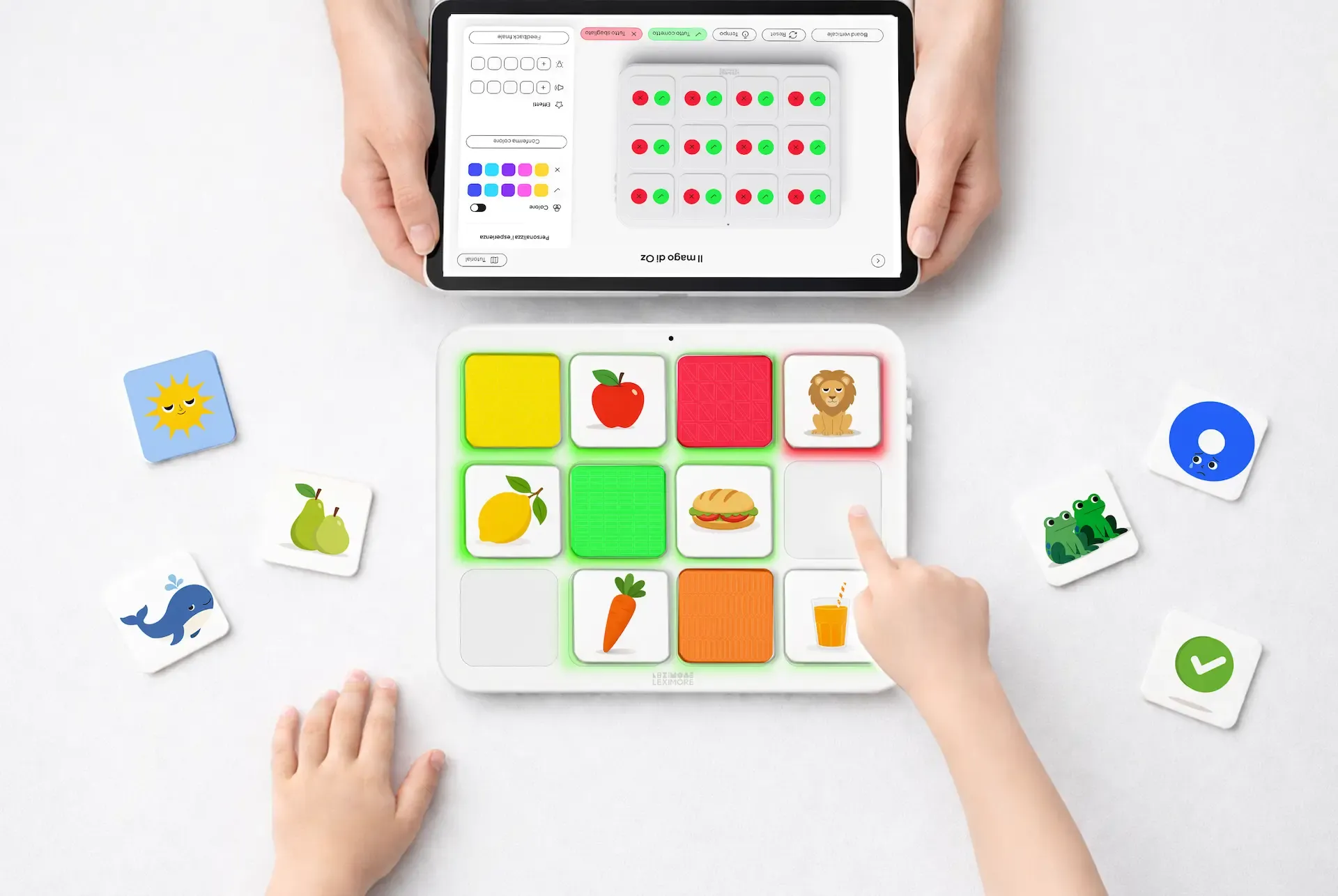 Esempio di interazione con Leximore sulla piattaforma